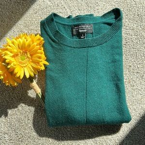 Banana Republic filpucci soft dark emerald green sweater